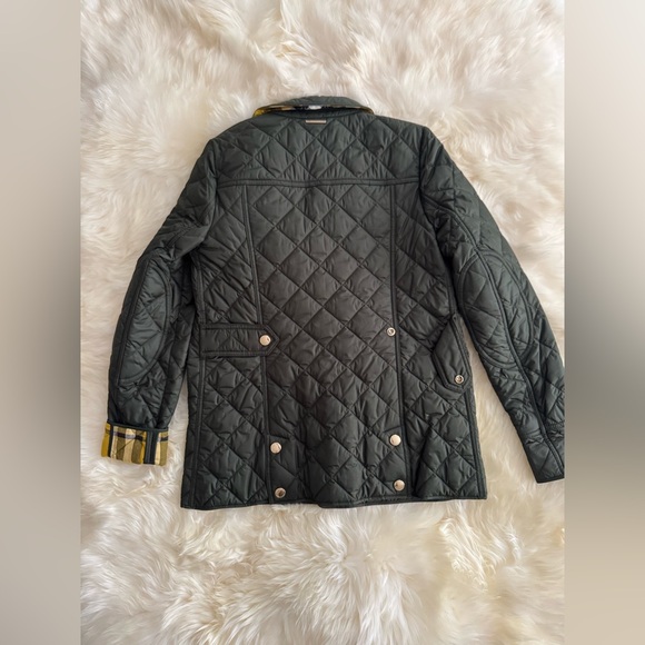BURBERRY WESTBRIDGE GREEN QUILTED JACKET SZ XS - Picture 3 of 10